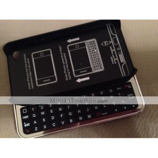 USD $ 29.99   Bluetooth Slider QWERTY Keyboard Case for iPhone 4,