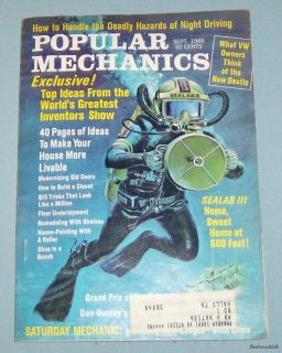 Vintage Popular Mechanics Magazine September 1968 Issue