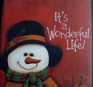 New 18 Holiday Happy Snowman Its A Wonderful Life Christmas Cards