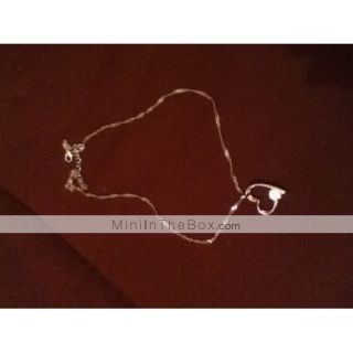 EUR € 2.57   Collier Motif Cœur en Cristal Australien   Argenté