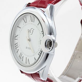 USD $ 5.69   Unisex Roman Number Style PU Analog Quartz Wrist Watch