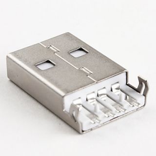 USD $ 1.69   10 Pieces USB AM Male 4Pin Panel Mount Socket Connector