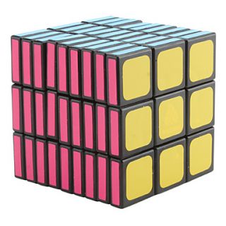  3x3x9 I Brain Teaser IQ Puzzle Magic Cube (Black, Difficulty 10 of 10