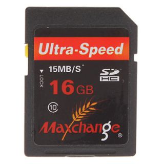 USD $ 23.29   16GB Maxchange Class 12 SDHC SD Memory Card,