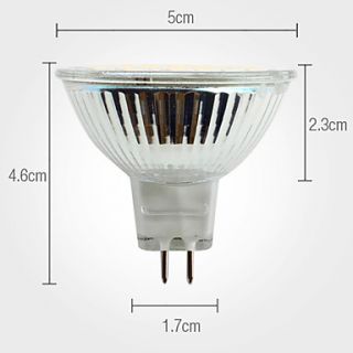 EUR € 5.33   mr16 60 5050 SMD 2.5W 2800 3300K bianco caldo macchia