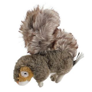 soffici a forma di scoiattolo in stile cigolio toy pet per i cani (20