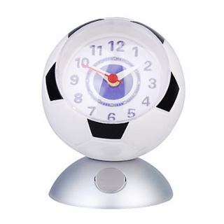 USD $ 13.99   Football Shaped Nightlight Table Analog Clock,