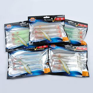 USD $ 5.99   130MM 15G Soft Lure Pack (3 Pieces),