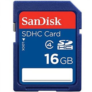 USD $ 27.69   16GB SanDisk SDHC Memory Card,