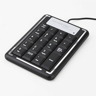 USD $ 8.19   Portable USB 19 Button Numeric Keypad for Laptop and