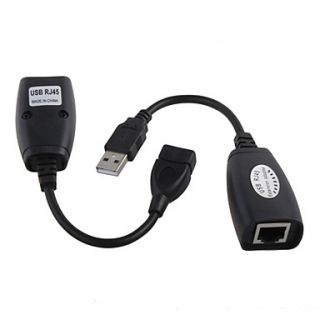 USD $ 17.22   USB Cable via RJ45 Extender Set (Power Boost Up to 150