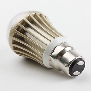 B22 3 LED 270lm 3W natuurlijk wit 6000 6500k spot lampen (85 265V