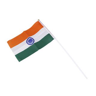 EUR € 2.01   Bandeira da Índia   grande 21,5 centímetros,, Frete