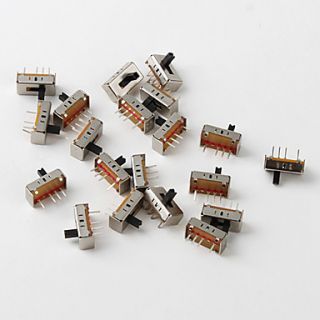  Pin 4mm Slide Switch (20 Pieces a Pack), Gadgets
