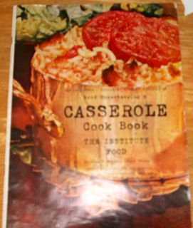 Vtg Hearst Company Good Housekeepings Casserole Cookbook Copyright
