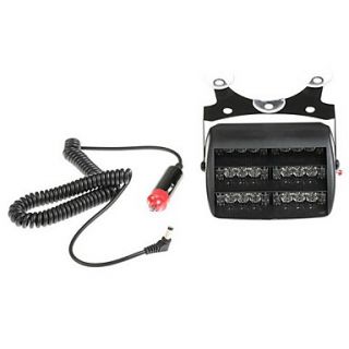 EUR € 20.23   knipperende auto dashboard stroboscoop 18 led wit en