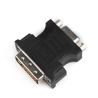 EUR € 2.75   dvi / m 25p a vga / f 15p adattatore (nero), Gadget a