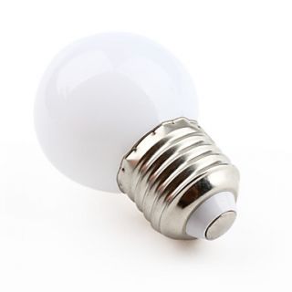 USD $ 2.99   E27 1W 30LM 6000 6500K Natural White Light LED Ball Bulb