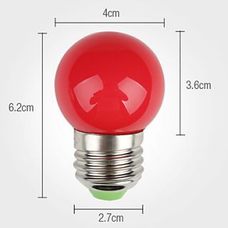 EUR € 3.85   e27 1W 90lm rote Licht geführt ball (220v), alle