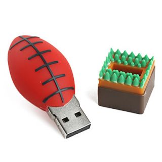 EUR € 26.67   16gb di calcio usb flash drive (marrone), Gadget a