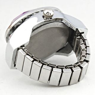 USD $ 3.29   Romantic Flower Case Metal Ring Watch,