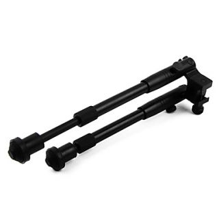 EUR € 24.37   Zwart Aluminium intrekbare Bipod (26x7.5x2cm), Gratis