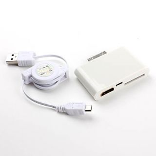 in 1 1080P HDMI Adaptor with SD Card Reader for the New iPad, iPad 2