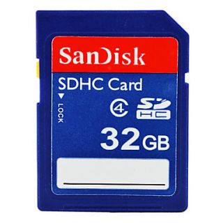 EUR € 31.91   32GB SanDisk klass 4 SDHC minneskort, Gratis frakt