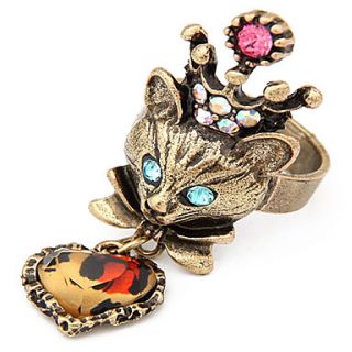 USD $ 3.29   Queen Fox And Love Ring,