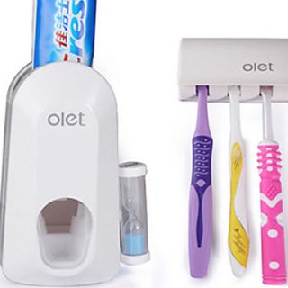 USD $ 15.29   Toothbrush Holder and Toothpaste Dispenser with