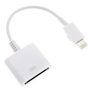 USD $ 11.99   Lightning to 30 Pin Adapter for iPhone 5, iPad Mini and