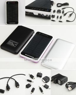 USD $ 34.99   3600mAh Aluminium Solar Charger with Flashlight for