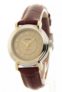 G55897L Womens Guess New Genuine Leather Indiglo Casual Watch