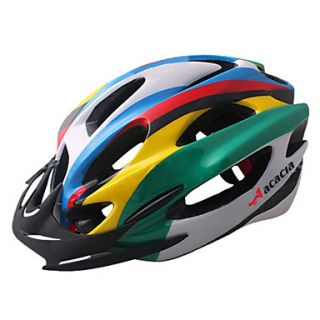 USD $ 34.79   Acacia Unibody Cycling 15 Vents Helmet with Sunvisor