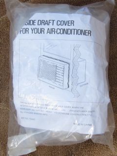 Inside Indoor Air Conditioner Plastic Draft Cover Adjustable New