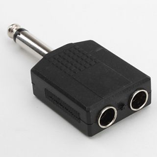 m0105 6.35mm enkel spoor plug adapter aan op 6,35 vrouwelijke voor de