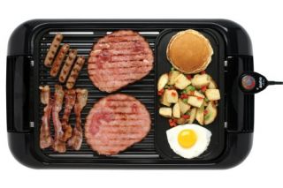 Sanyo HPS SG4 x Large Indoor Barbecue Grill Griddle