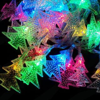  Crystal Christmas Tree Decorative String Light Multi Color 220V