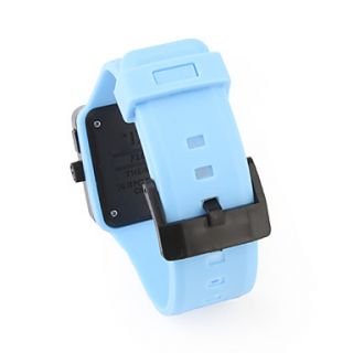 USD $ 4.39   Fashion Silicone Wrist Watch(Blue),