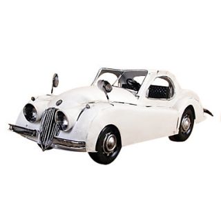 USD $ 38.89   Retro Metal Sedan Model(White),