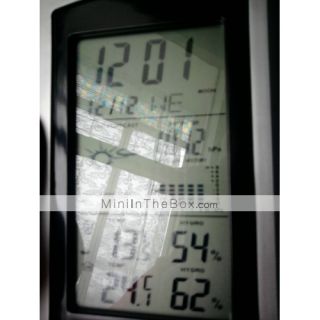 USD $ 31.39   4 LCD Wireless Out/Indoor Weather Station with Clock and