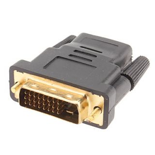 EUR € 3.39   DVI 24 +1 M naar HDMI Female Adapter Gold Plated