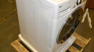 LG True Steam Sensor Dry White Clothes Dryer DLEX3070W
