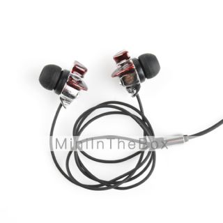 USD $ 7.39   Ironic Skull Metallic Noise Isolation Earphone,