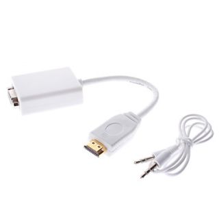 EUR € 20.41   HDMI male naar VGA male Adapter met Audio kabel voor