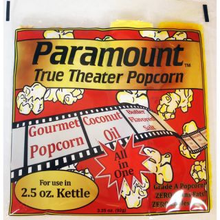    Case of 24 Individual 2.5 Ounce Popcorn Portion Packets Kit Packs