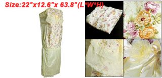 Indoor Air Conditioner Colored Flower Beige Lace Mesh Cover