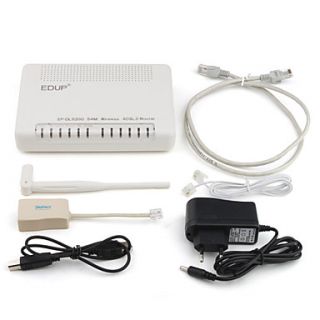 EUR € 44.61   2,4 GHz 54 Mbps 802.11g / b ADSL2 en wlan / wifi