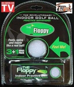 New The Floppy Indoor Practice Golf Ball 3 Pack of Balls as Seen on TV