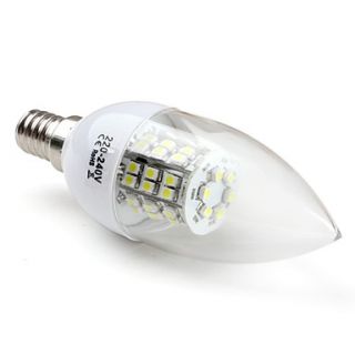 EUR € 5.23   E14 SMD 3528 48led 200lm 2,8 W natuurlijke witte kaars